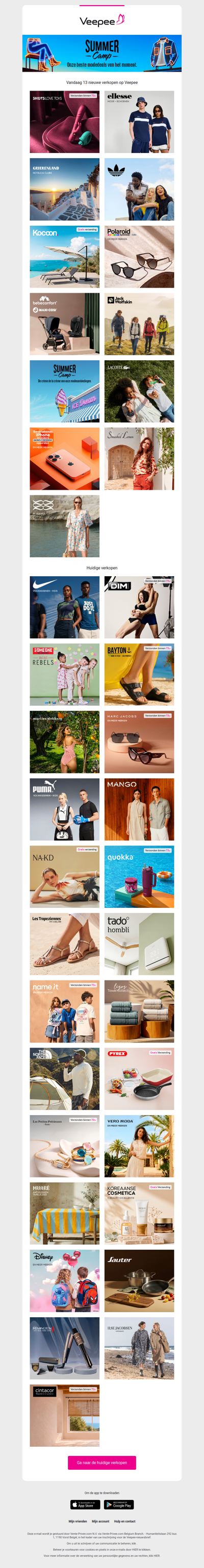 Vandaag: Shots Toys, Ellesse, Griekenland Hotels & Clubs en 10 andere verkopen op Veepee