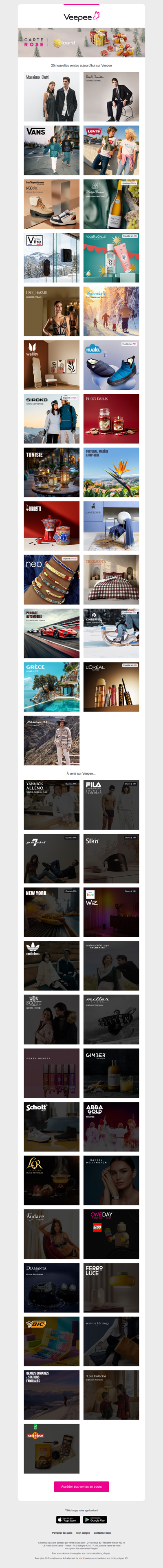 Aujourd'hui : Massimo Dutti, Paul Smith, Vans et 22 autres ventes sur Veepee