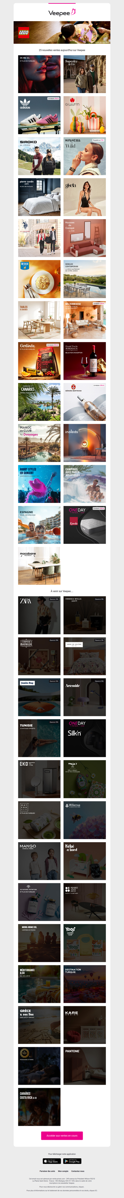 Aujourd'hui : Marc Dorcel, Superdry, Adidas et 22 autres ventes sur Veepee