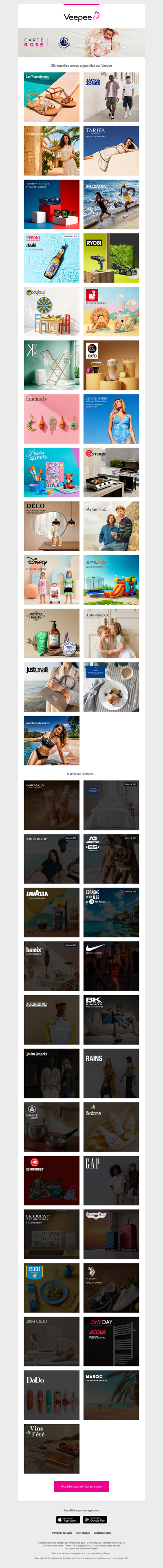 Aujourd'hui : Les Tropeziennes par M.Belarbi, Jack & Jones, Vero Moda et 22 autres ventes sur Veepee