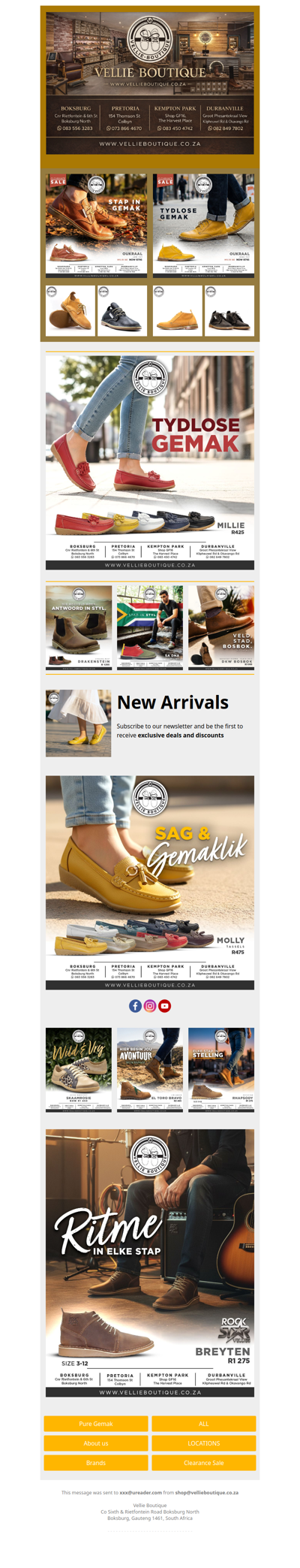 Premium Leather Vellies