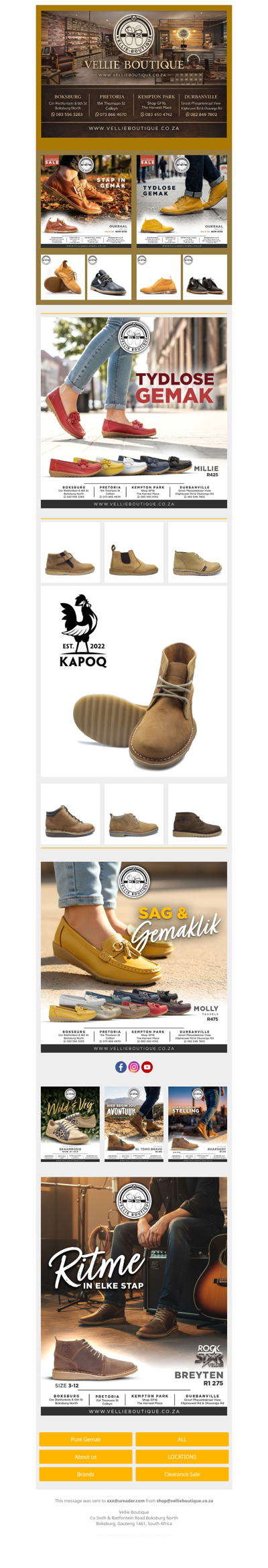 Premium Leather Vellies