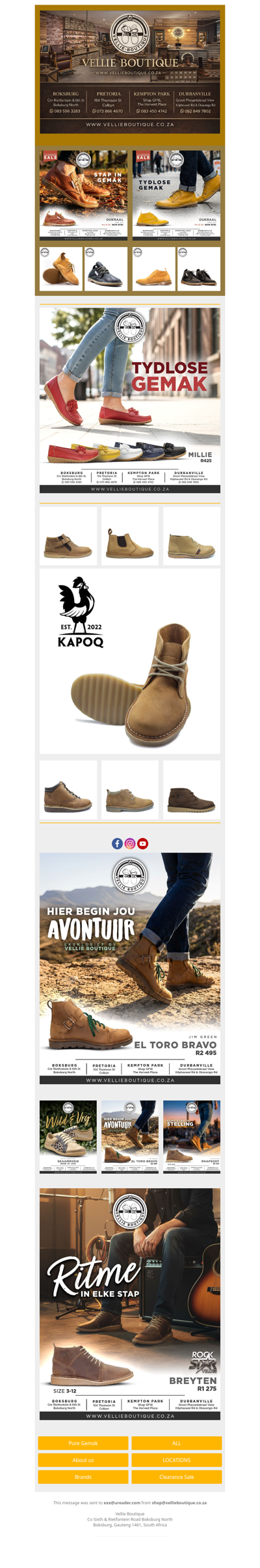 Premium Leather Vellies