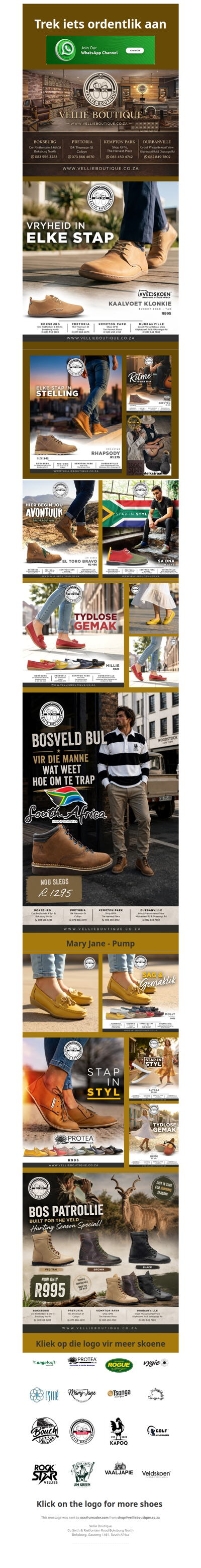 Stap met selfvertroue. Wys wie jy is.