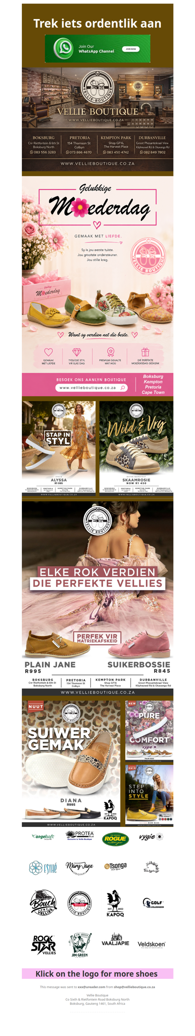 Gelukkige Moedersdag! Vellie Boutique