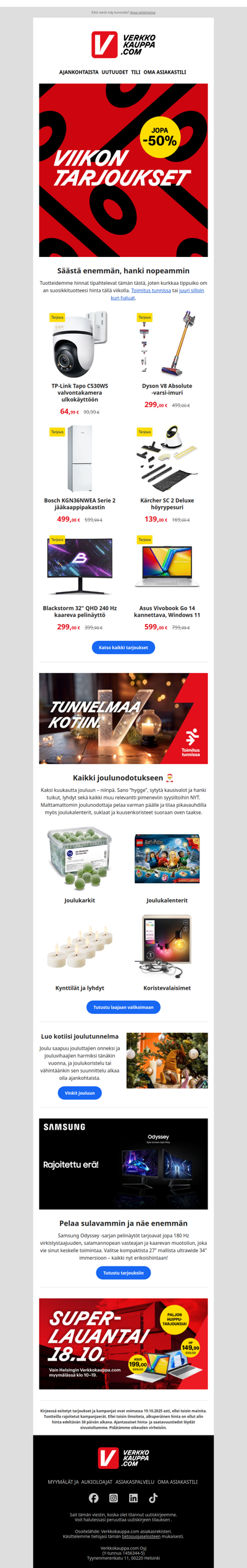 Uudet viikkotarjoukset julkaistu 🎊