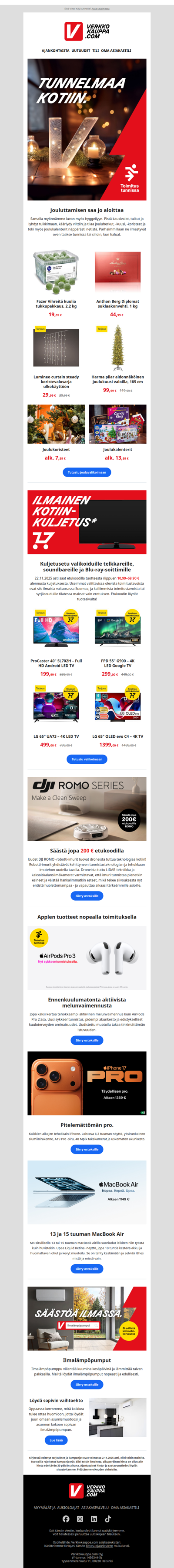 Kaikkea joulunodotukseen 🎅