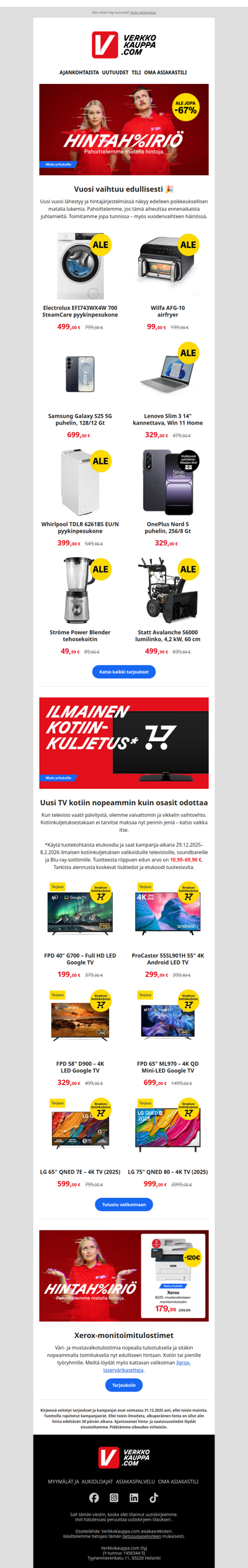 Onnellista uutta vuotta  🥂