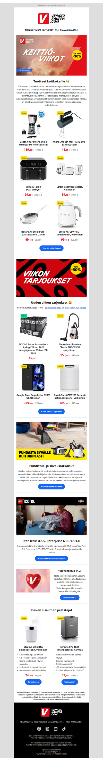 Keittiöviikot 🍕 ALE jopa -30%