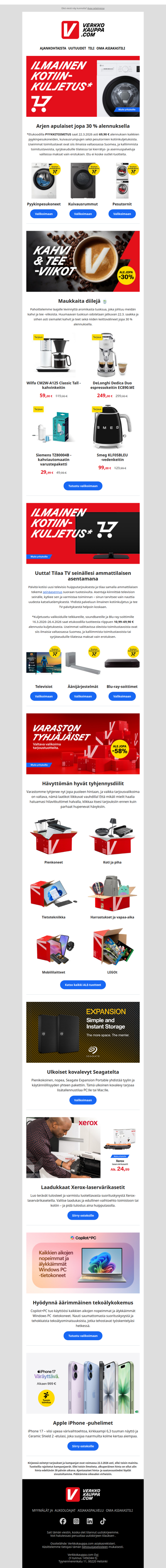 Kevään jättitarjoukset 🌱