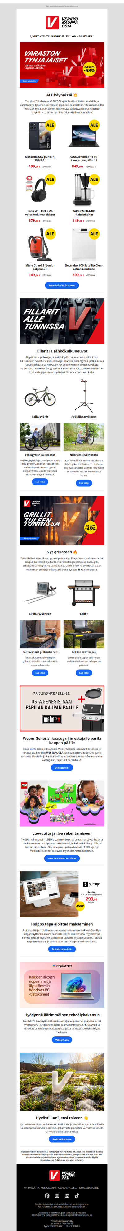 ALE 💥 Yli 3 000 tarjousta