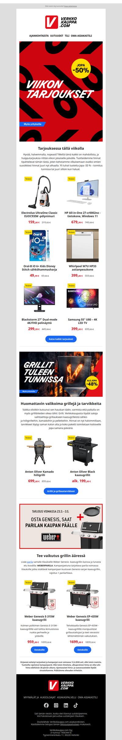 Viikon parhaat diilit arkeen ja vapaa‑aikaan