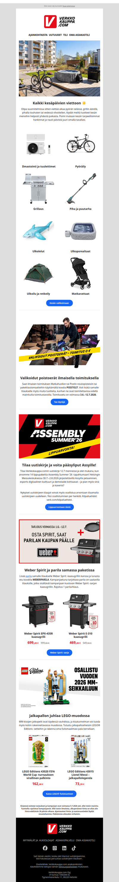 Ideoita kesän hankintoihin 🏖️