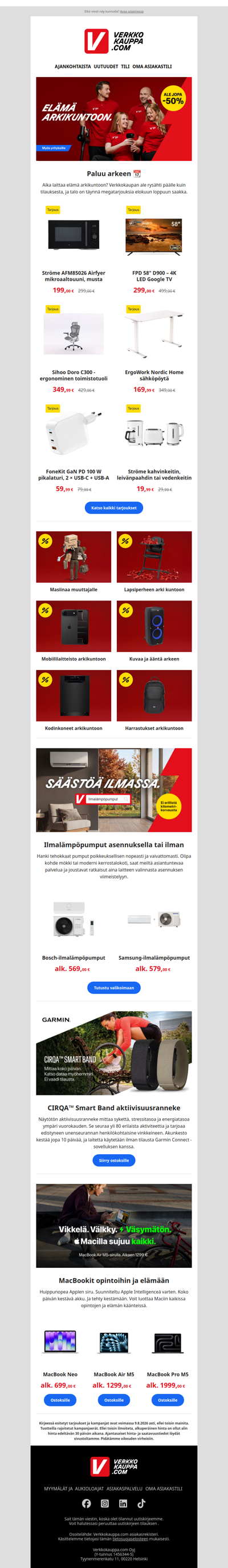 Elämä arkikuntoon 📆