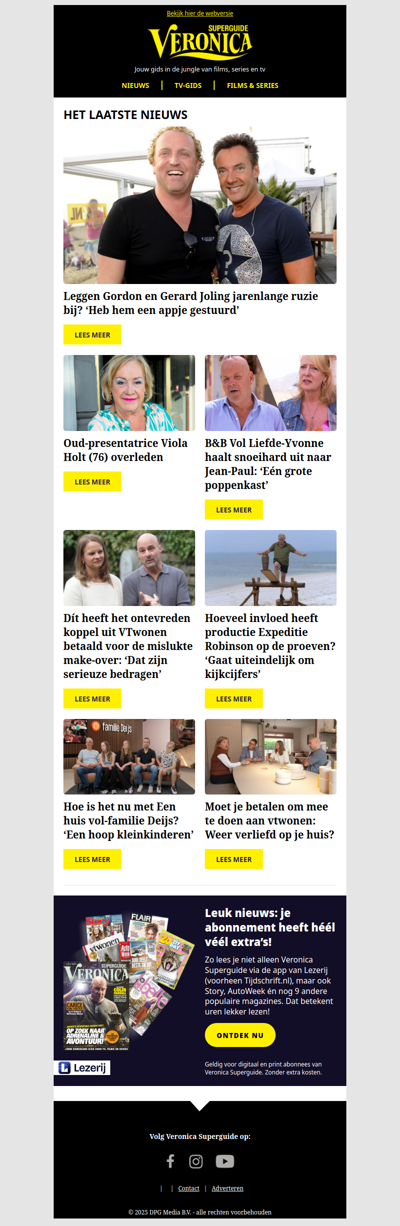 'Leggen Gordon en Gerard Joling jarenlange ruzie bij?'