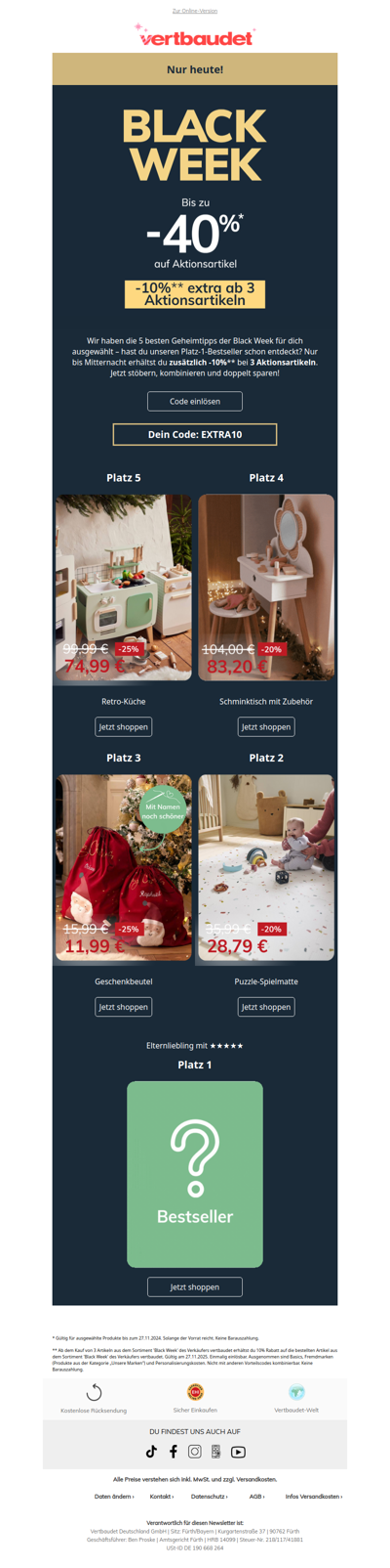 5 Geheimtipps unserer Black Week 🤫