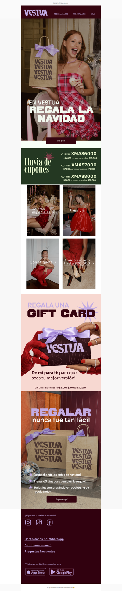 Regalar en Vestua es irte a la segura 🎁