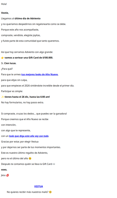 Último día de Adviento: cerramos con un regalo grande 🎁