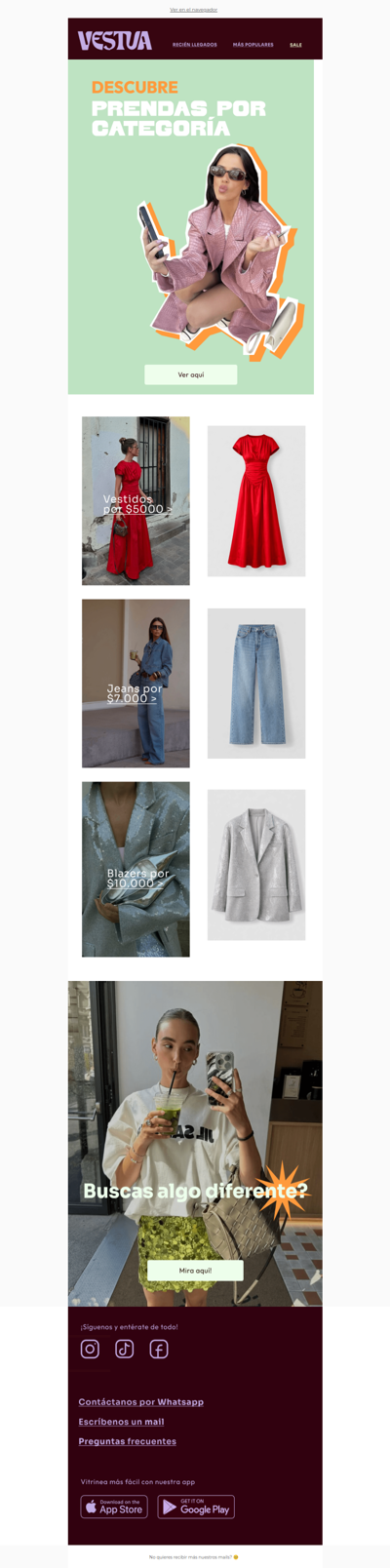 Prendas que amamos desde $5.000 💕