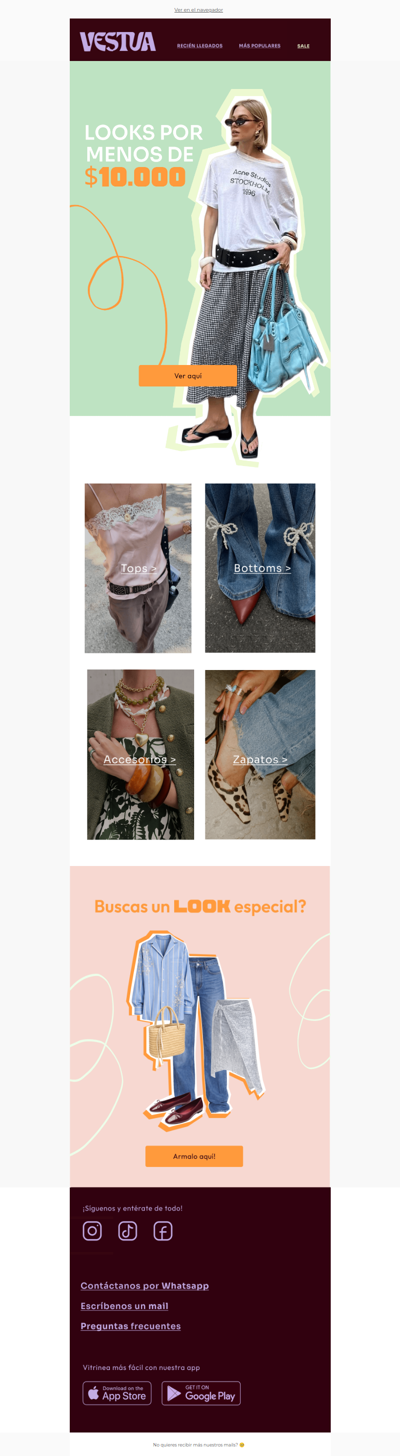 Looks por menos de $10.000!!