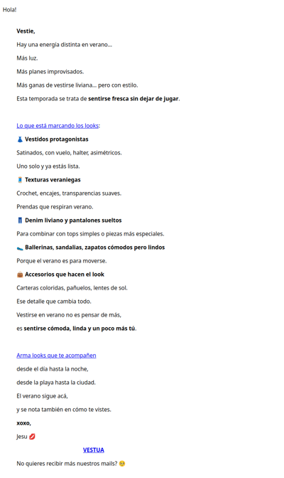 Encuentra tus looks favoritos esta temporada