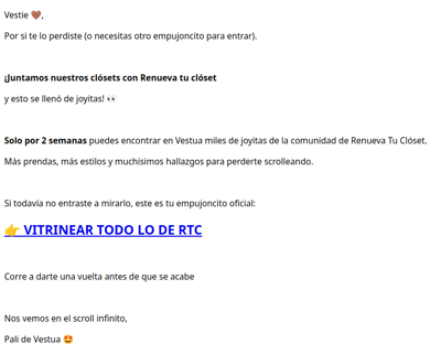 RTC + Vestua: Nuestros clósets se fusionaron 😱