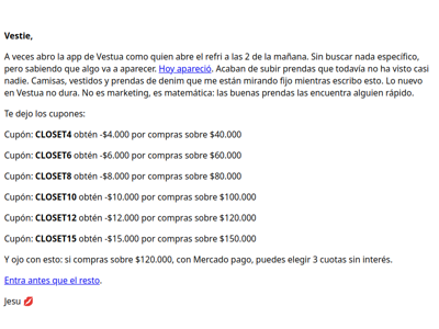 Esto llegó hoy y  trajo una lluvia!