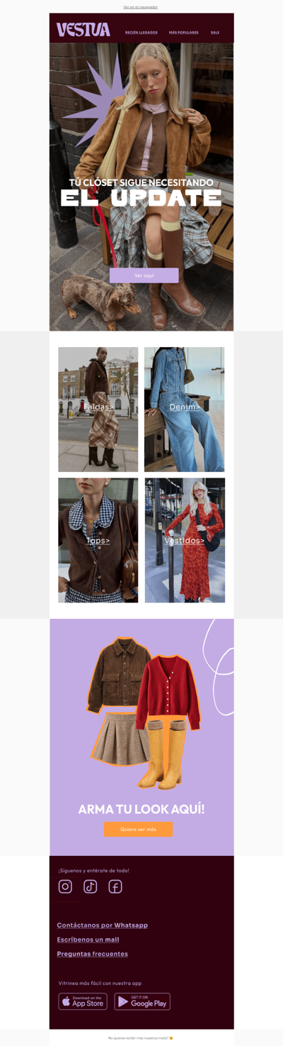 Se fue el cupón. Tu clóset sigue igual.