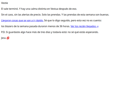 Los recién llegados ya están aquí.