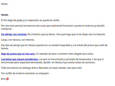 Estás con poca inspiración con este frío?