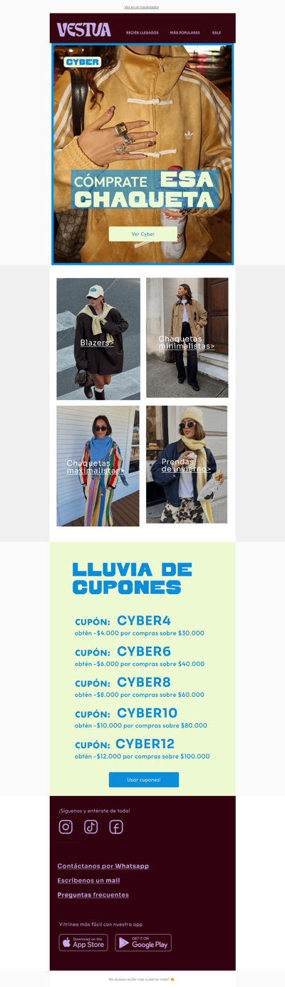 Si estas pensando en esa chaqueta…