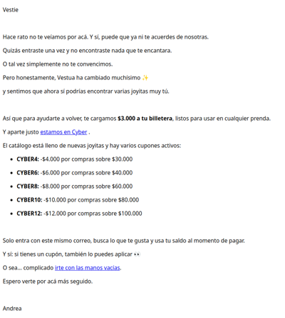 Te cargamos $3.000 a tu billetera