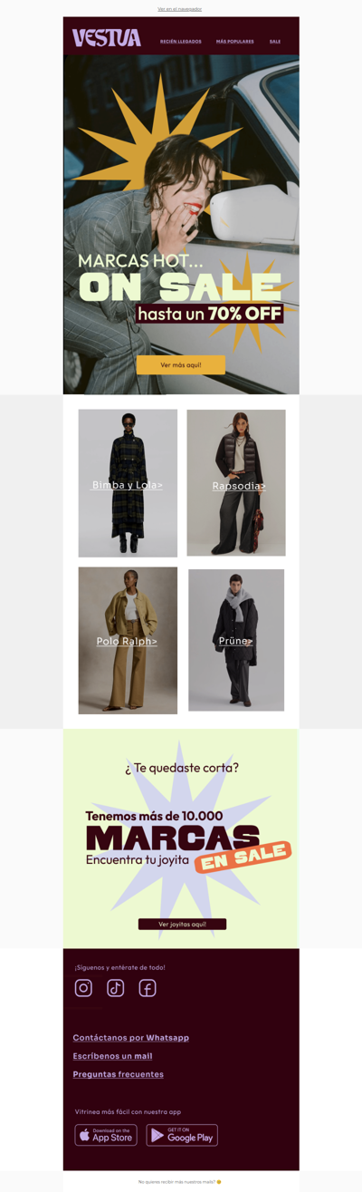 Joyitas de tus Marcas favoritas con rebaja!