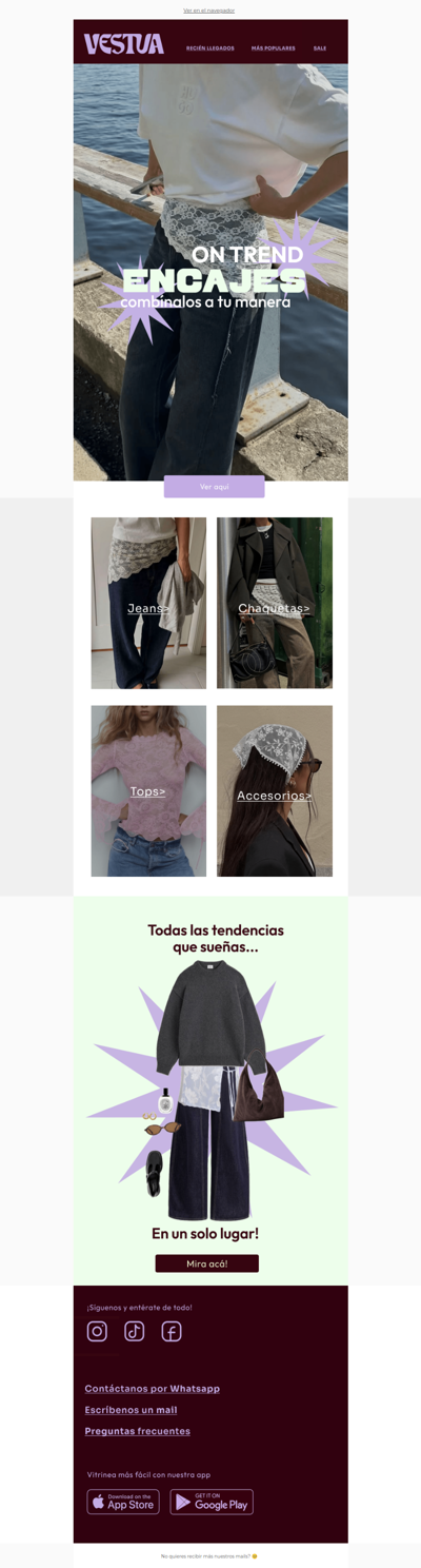ON TREND - ENCAJES