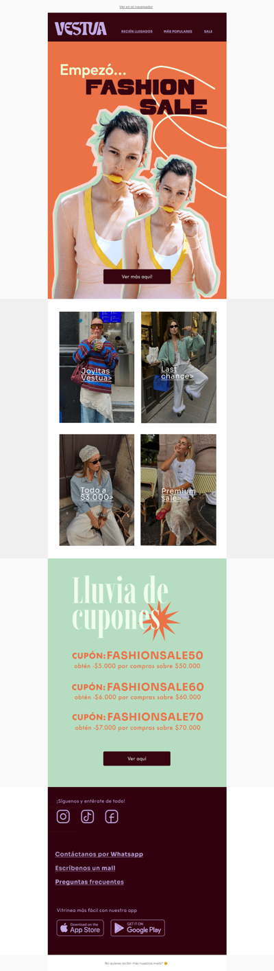 ¡EMPEZÓ EL FASHION SALE! ✨