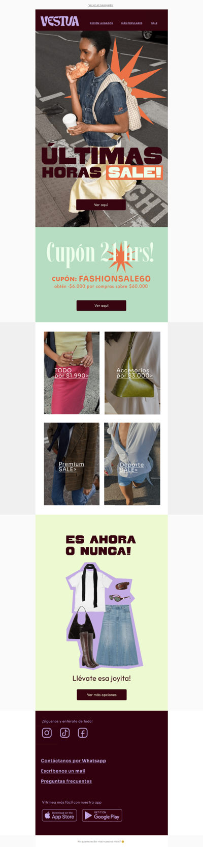 Hoy el FASHION SALE viene con regalo 🚨