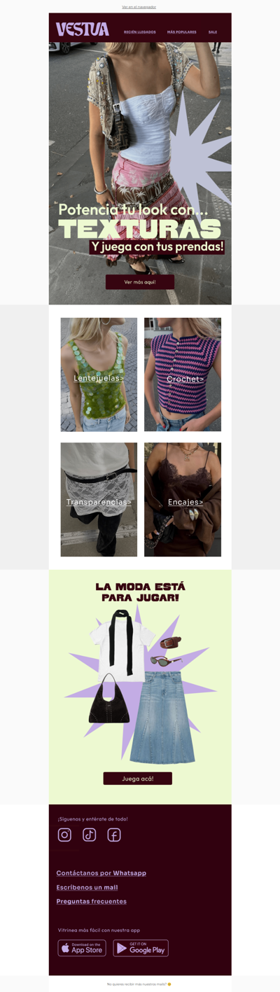 A tu outfit solo le faltaba textura!