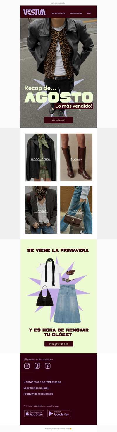 Se viene la primavera y tu closet lo sabe