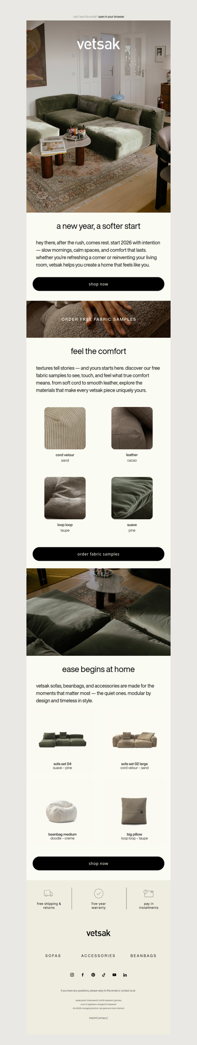 reset your space for the year ahead 🤍