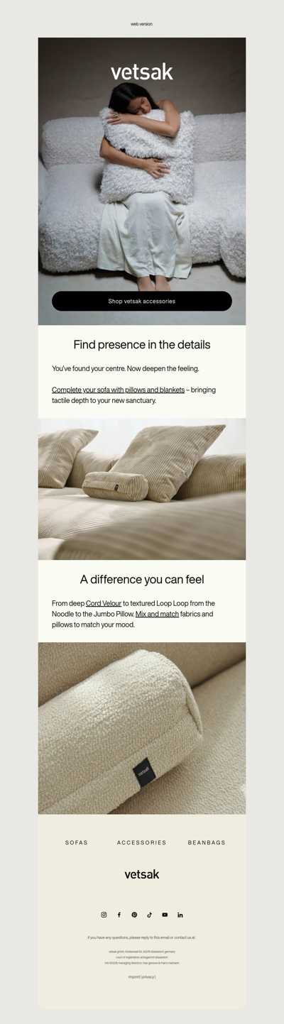 The secret to deeper comfort ☁️