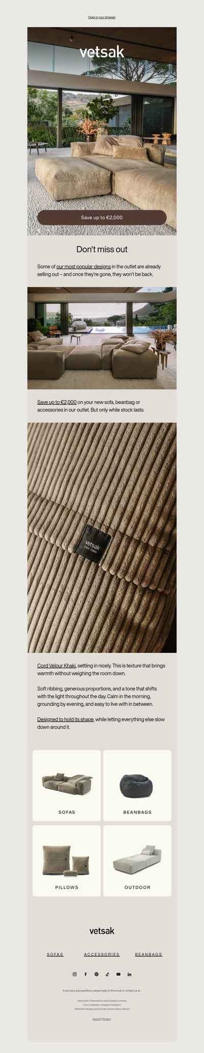 Save up to €2,000 – before it sells out