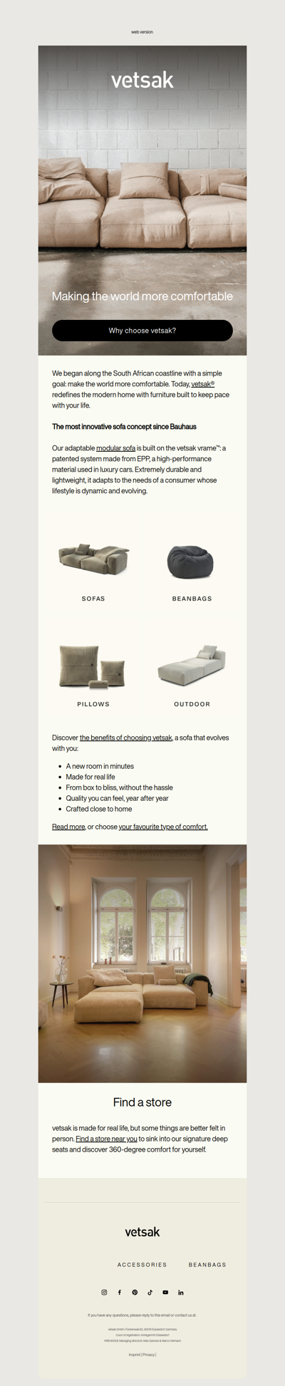 One sofa, endless possibilities