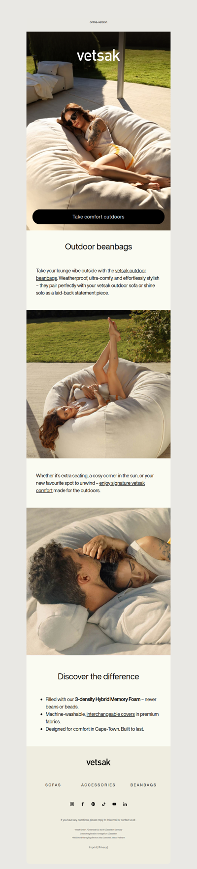 Made for the outdoors.