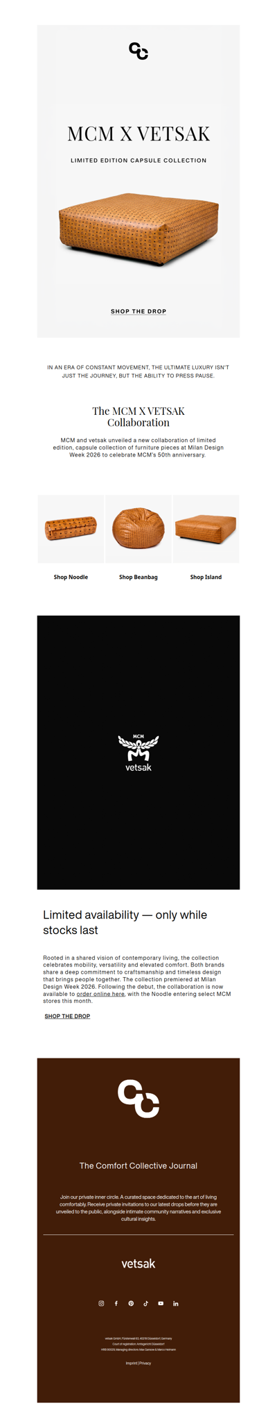 MCM x vetsak: 50th Anniversary Capsule Collection