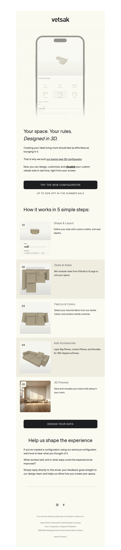 Try our new 3D configurator.