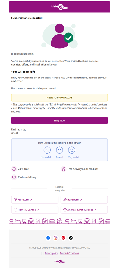 You’re subscribed! 🎉 Here’s your 20 AED discount