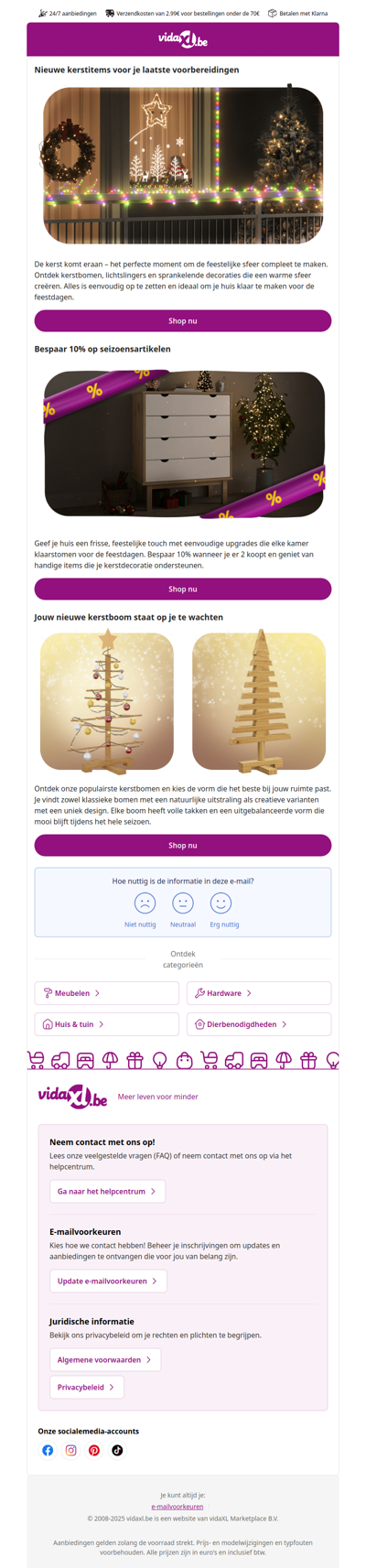 Nieuwe feestelijke items die je kerstdecor afmaken