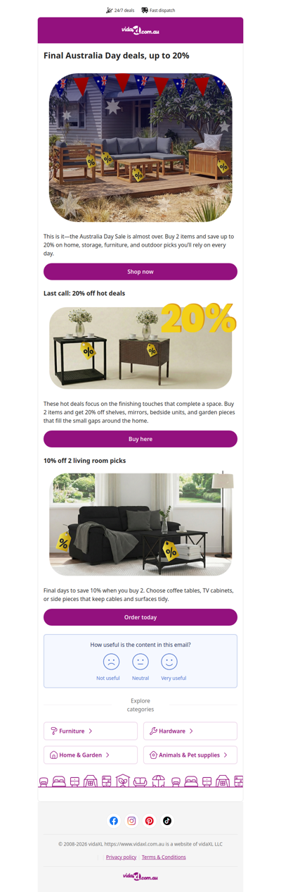 Time’s running out to get up to 20% off