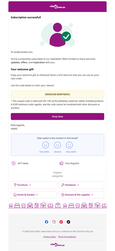 You’re subscribed! 🎉 Here’s your $10 discount