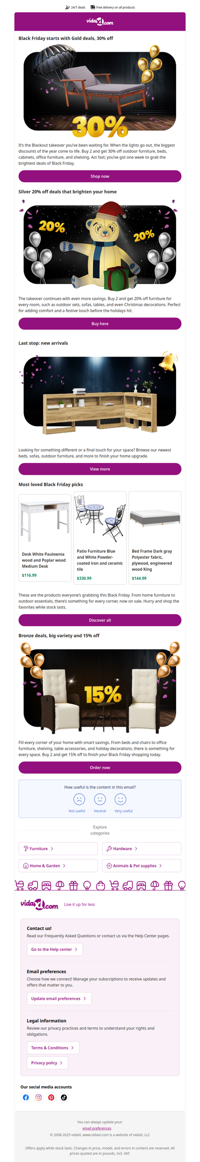 Black Friday has arrived! Save up to 30% today